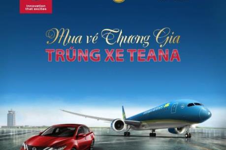 Vietnam Airlines triển khai chương trình “Mua vé Thương gia, trúng xe Teana”