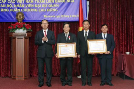Chủ tịch nước Trần Đại Quang thăm Đại sứ quán Việt Nam tại Liên bang Nga