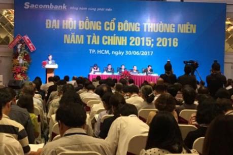 Đại hội đồng cổ đông Sacombank thông qua nhiều mục tiêu