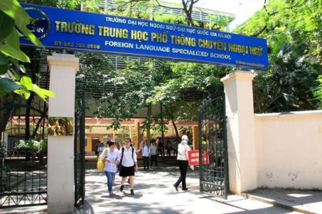 THPT Chuyên Ngoại ngữ công bố điểm chuẩn vào lớp 10 năm 2017 hệ không chuyên 