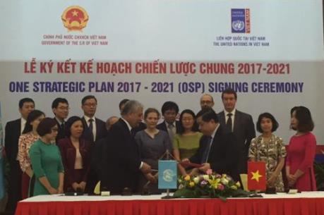 Chính phủ Việt Nam và Liên Hợp Quốc ký kế hoạch chiến lược chung giai đoạn 2017-2021