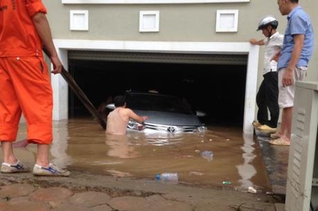 Hạn chế úng ngập tại các chung cư