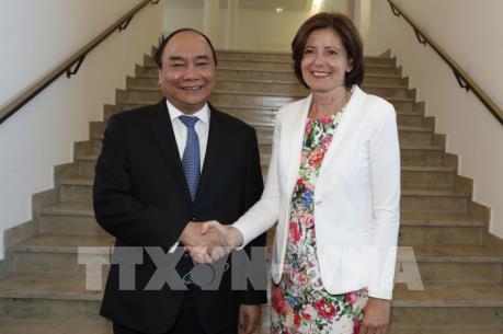 Thủ tướng Nguyễn Xuân Phúc gặp gỡ, làm việc với lãnh đạo bang Rheinland-Pfalz của CHLB Đức