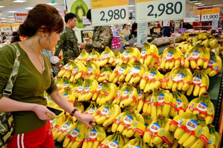 Người Hàn Quốc chuộng mốt dùng chuối thay cơm