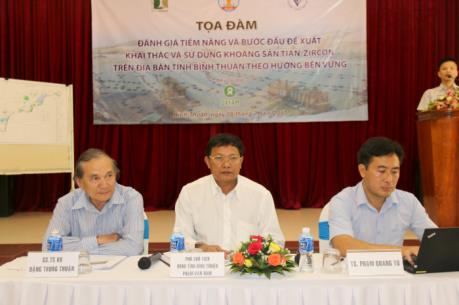 Gỡ khó trong việc khai thác khoáng sản titan tại Bình Thuận