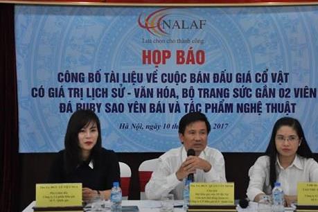 Hà Nội công bố bán đấu giá cổ vật có giá trị lịch sử
