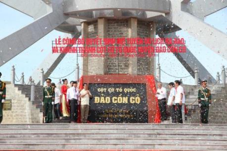Khánh thành cột cờ Tổ quốc tại huyện đảo Cồn Cỏ, Quảng Trị