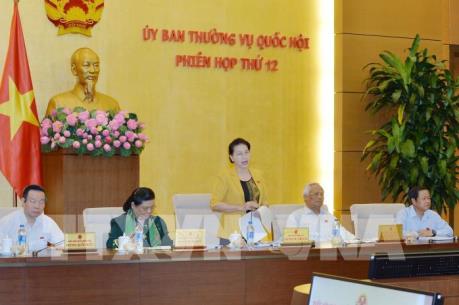 Bế mạc Phiên họp thứ 12 của Ủy ban Thường vụ Quốc hội khóa XIV