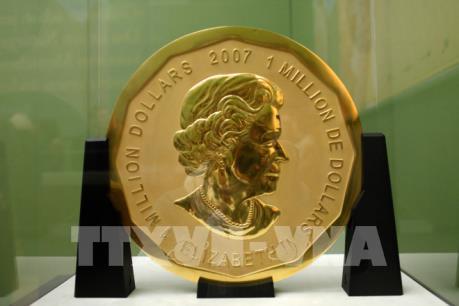 Đồng tiền vàng 100kg bị đánh cắp hồi tháng 3 may mắn còn nguyên vẹn