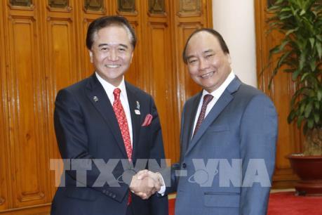 Thủ tướng Nguyễn Xuân Phúc tiếp Thống đốc tỉnh Kanagawa Nhật Bản