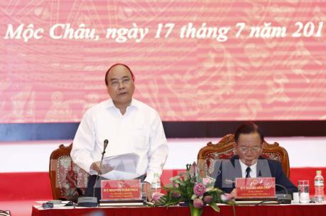 Thủ tướng Nguyễn Xuân Phúc làm việc tại tỉnh Sơn La