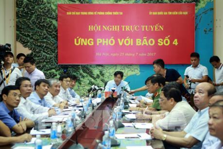 Tập trung mọi lực lượng ứng phó với bão số 4