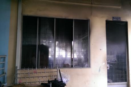 Cháy rụi một phòng ở trường học tại Thành phố Hồ Chí Minh