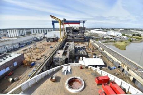 Xưởng đóng tàu lớn nhất Pháp được quốc hữu hóa tạm thời