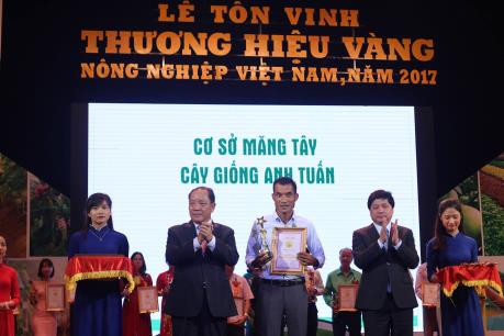 150 thương hiệu, sản phẩm được trao thương hiệu vàng nông nghiệp Việt Nam