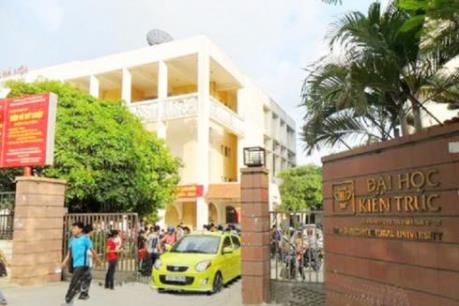 Cập nhật điểm chuẩn năm 2017 Đại học Kiến trúc Hà Nội