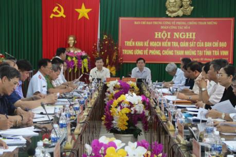 Đoàn công tác Ban Chỉ đạo Trung ương về phòng, chống tham nhũng làm việc tại tỉnh Trà Vinh