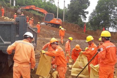 Diễn tập phòng chống thiên tai ở nơi “rốn lũ’