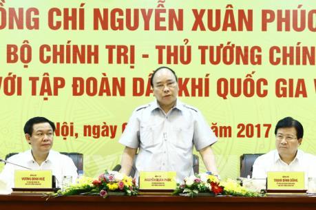 Thủ tướng làm việc tại Tập đoàn Dầu khí Quốc gia Việt Nam