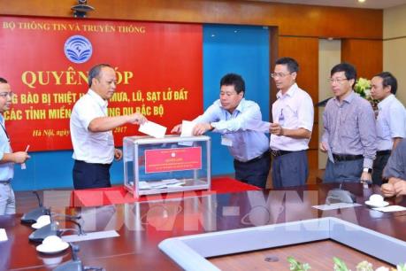 Phát động ủng hộ đồng bào các tỉnh miền núi phía Bắc bị thiệt hại do mưa lũ