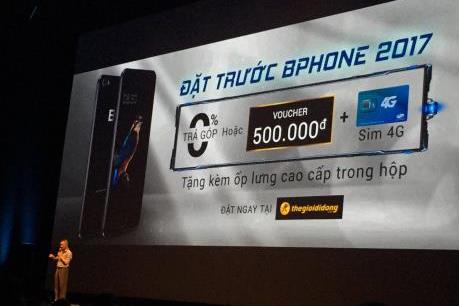 BKAV ra mắt Bphone 2017 giá gần 10 triệu đồng