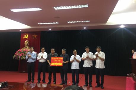 Vinataba quyên góp ủng hộ đồng bào bị thiệt hại do mưa lũ