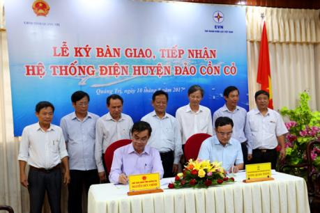 Quảng Trị tiếp nhận hệ thống điện trên đảo Cồn Cỏ