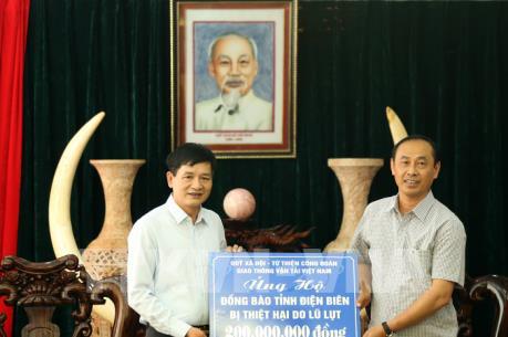 Bộ GTVT hỗ trợ đồng bào Điện Biên chịu ảnh hưởng thiên tai 200 triệu đồng