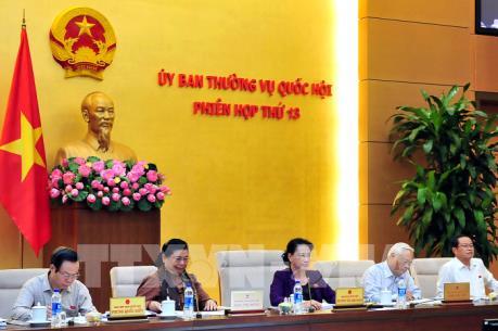 Phiên họp thứ 13, Ủy ban Thường vụ Quốc hội khóa XIV: Cho ý kiến 2 dự án Luật