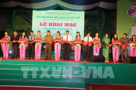 Khai mạc hội chợ nông sản sạch và an toàn Cần Thơ 2017