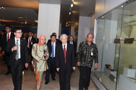 Tổng Bí thư Nguyễn Phú Trọng: Việt Nam coi trọng thúc đẩy quan hệ hợp tác với Indonesia