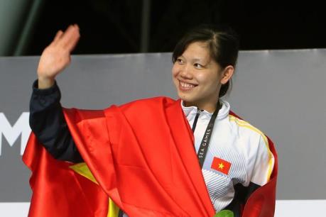 SEA Games 29: "Kình ngư" Ánh Viên giành HCV thứ 3