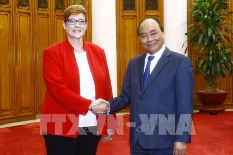 Thủ tướng Nguyễn Xuân Phúc tiếp Bộ trưởng Quốc phòng Australia