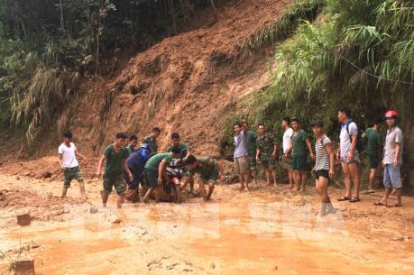 Ảnh hưởng bão số 6: Mưa lớn gây nhiều thiệt hại ở Hà Giang