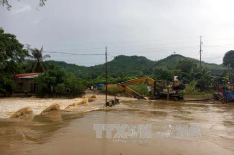 Tuyên Quang: Mưa lớn gây ngập cục bộ