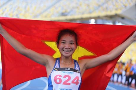 SEA Games 29: Điền kinh Việt Nam liên tiếp "gặt" Vàng