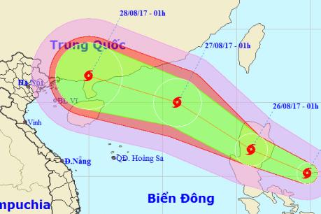 Công điện về chủ động ứng phó với bão Pakhar