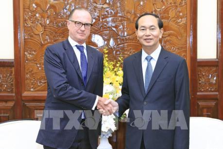 Chủ tịch nước Trần Đại Quang tiếp Đại sứ Cộng hòa Áo chào kết thúc nhiệm kỳ