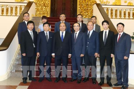 Thủ tướng Nguyễn Xuân Phúc tiếp nguyên Thị trưởng Thành phố Osan, Hàn Quốc