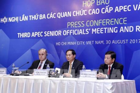 APEC 2017: Họp báo thông tin kết quả các cuộc họp liên quan