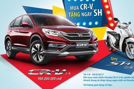Bảng giá xe ô tô Honda tháng 9/2017 tại Việt Nam cùng ưu đãi