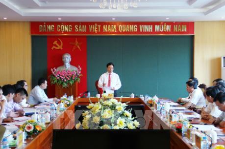  Phó Thủ tướng Phạm Bình Minh làm việc về một số dự án trọng điểm tại Thái Nguyên