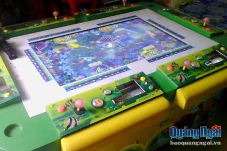 Triệt phá ổ cờ bạc trá hình trò chơi điện tử trong trung tâm thương mại