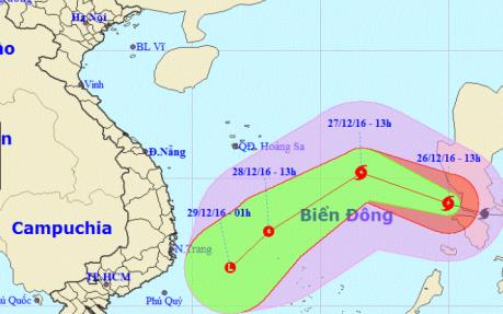 Công điện triển khai các biện pháp khẩn cấp ứng phó bão số 10