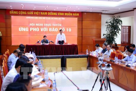 Bão số 10: Các địa phương phải thực hiện nghiêm chỉ đạo của Thủ tướng