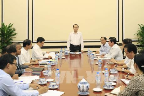Chủ tịch nước Trần Đại Quang làm việc với lãnh đạo Ủy ban Quốc gia APEC 2017
