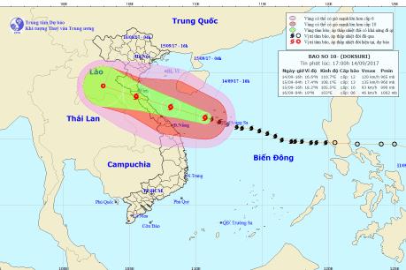 Bộ Giao thông vận tải: Xử lý nhanh thông tin để ứng phó bão số 10