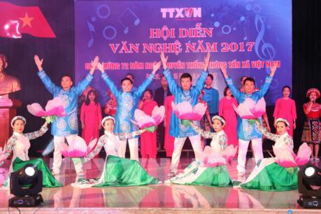 Những hình ảnh đẹp nhất tại Hội diễn văn nghệ TTXVN năm 2017