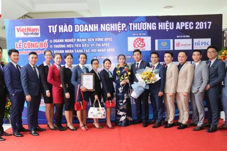 Việt Hưng Phát lọt vào Top 10 “Thương hiệu tiêu biểu APEC 2017”