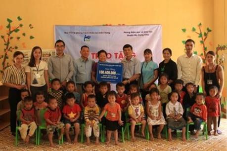 Quỹ hỗ trợ phòng tránh thiên tai miền Trung trao tặng 1 tỷ đồng tại Sơn La và Yên Bái